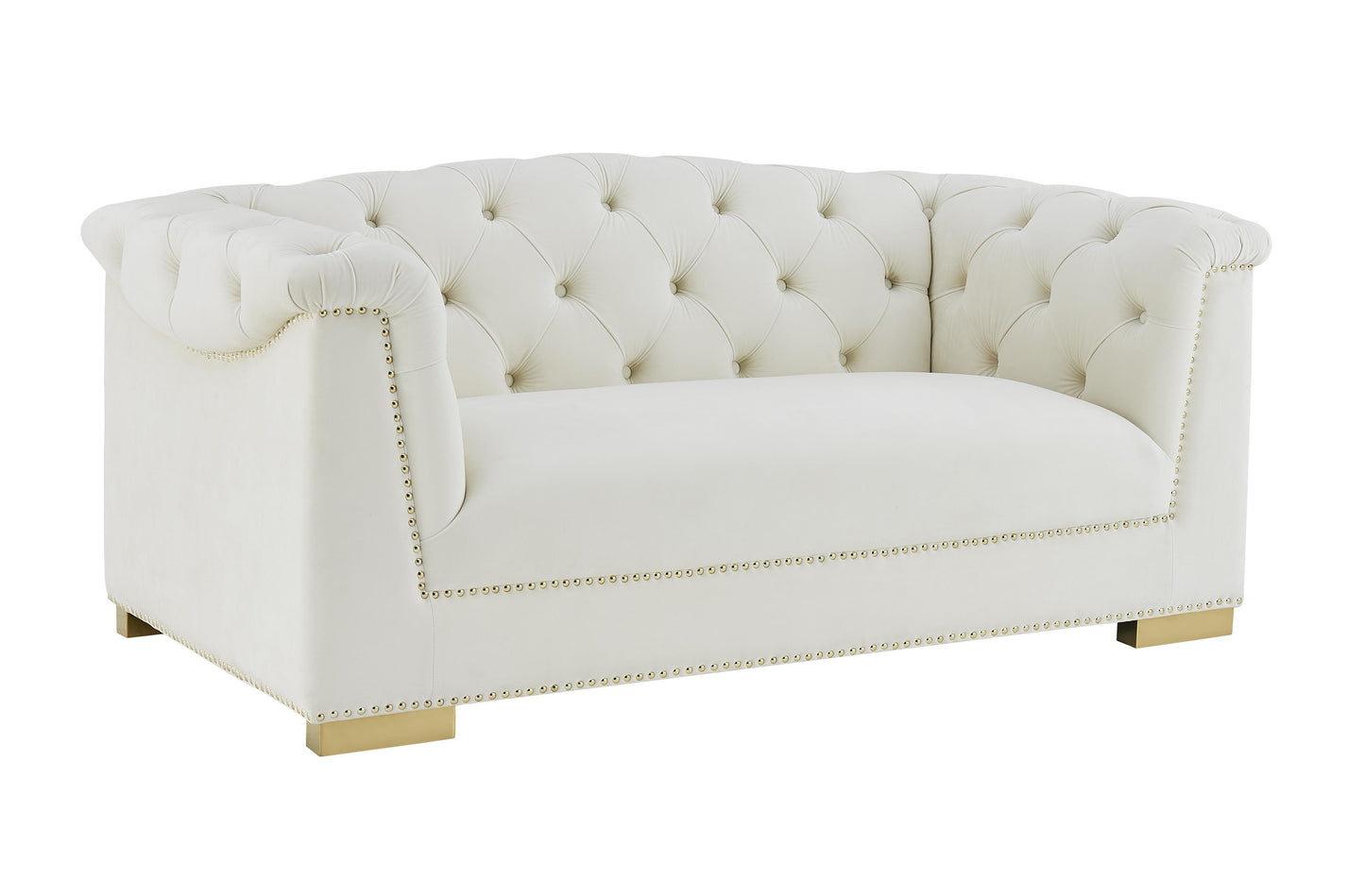 Farah - Velvet Loveseat