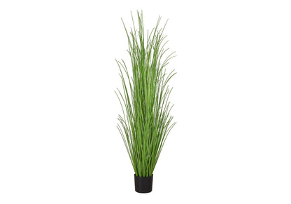 47" Tall, Artificial Plant, Grass Tree, Indoor, Faux, Fake, Floor, Greenery, Potted, Real Touch, Decorative - Green / Black