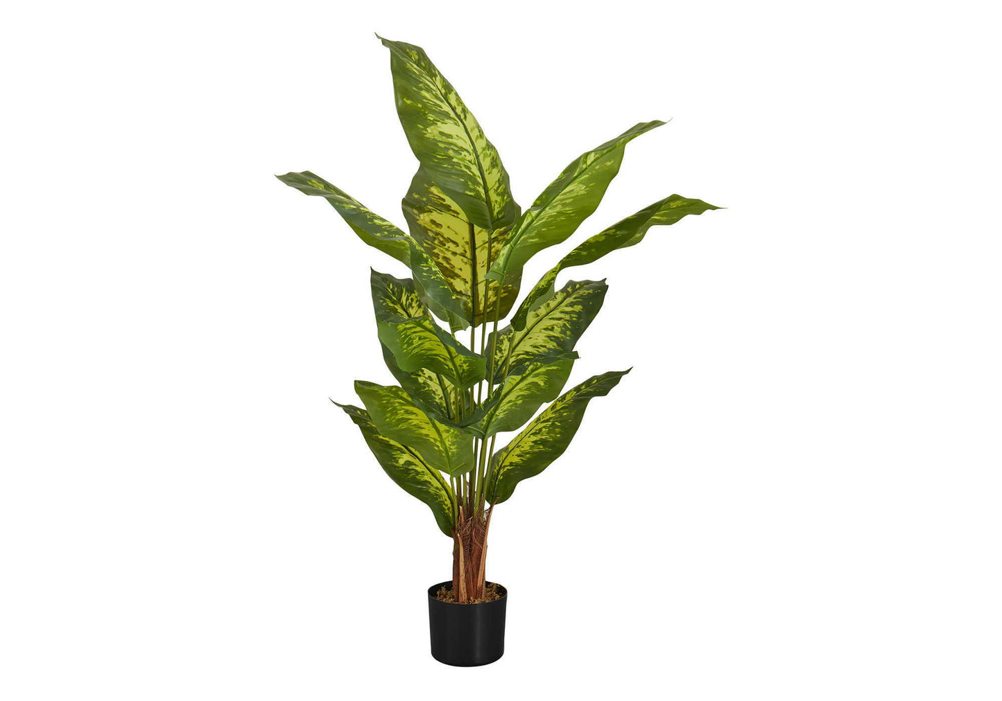 47" Tall, Artificial Plant, Evergreen Tree, Indoor, Faux, Fake, Floor, Greenery, Potted, Real Touch, Decorative - Green / Black