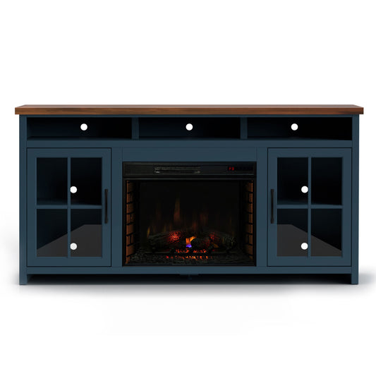 Nantucket - 74" Fireplace TV Stand Console