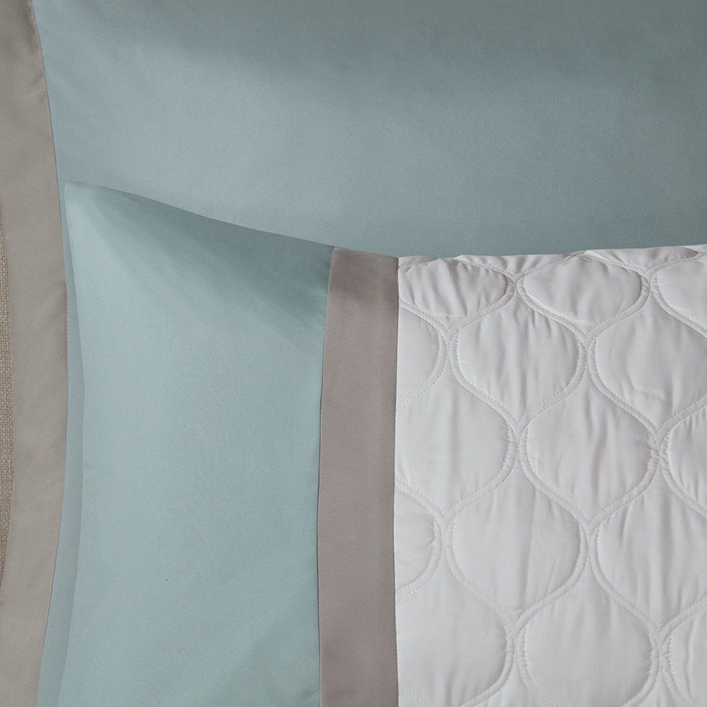 8 Piece Comforter Set - Seafoam