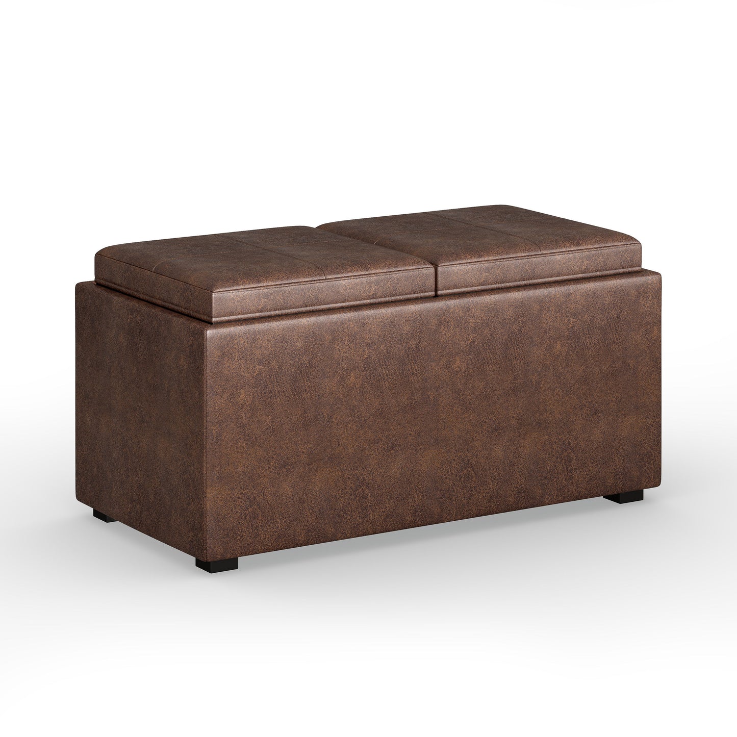 Avalon - 5 Piece Storage Ottoman, Contemporary