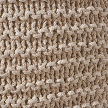 Knited Pillow - Beige