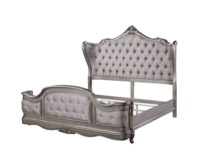 ACME Ausonia QUEEN BED Antique Platinum Finish BD00603Q