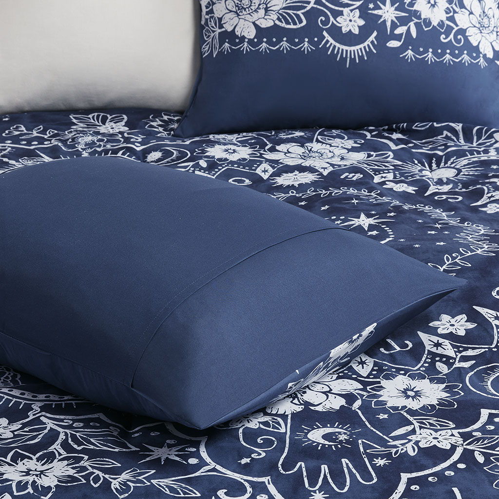 Celestial Comforter Set, Navy