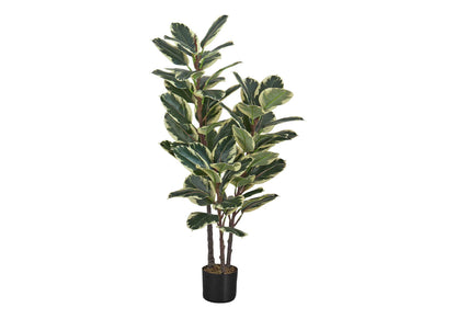 47" Tall, Artificial Plant, Oak Tree, Indoor, Faux, Fake, Floor, Greenery, Potted, Real Touch, Decorative - Green / Black