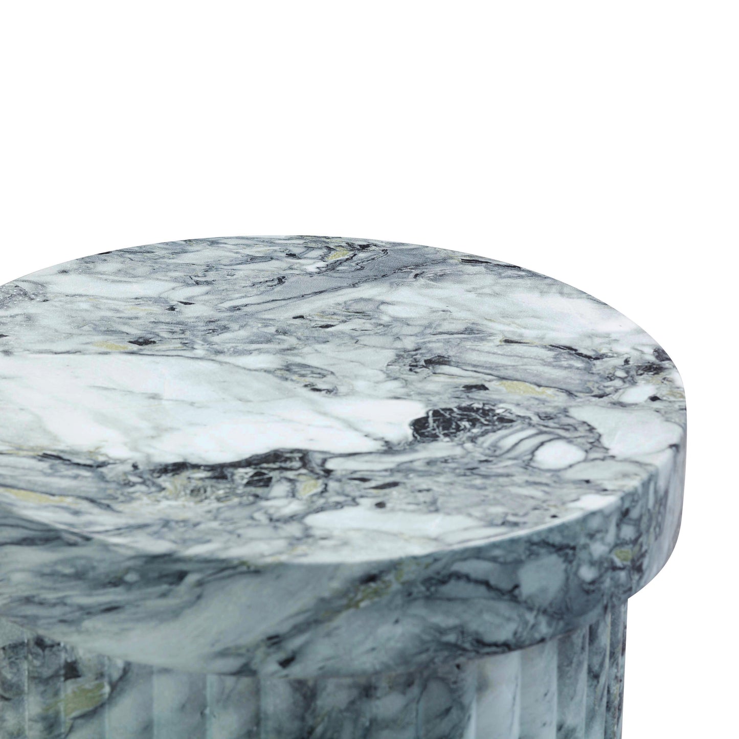 Serafina - Concrete Indoor / Outdoor Side Table - Marble Pattern