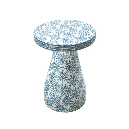 Halio - Checkered Shell Side Table