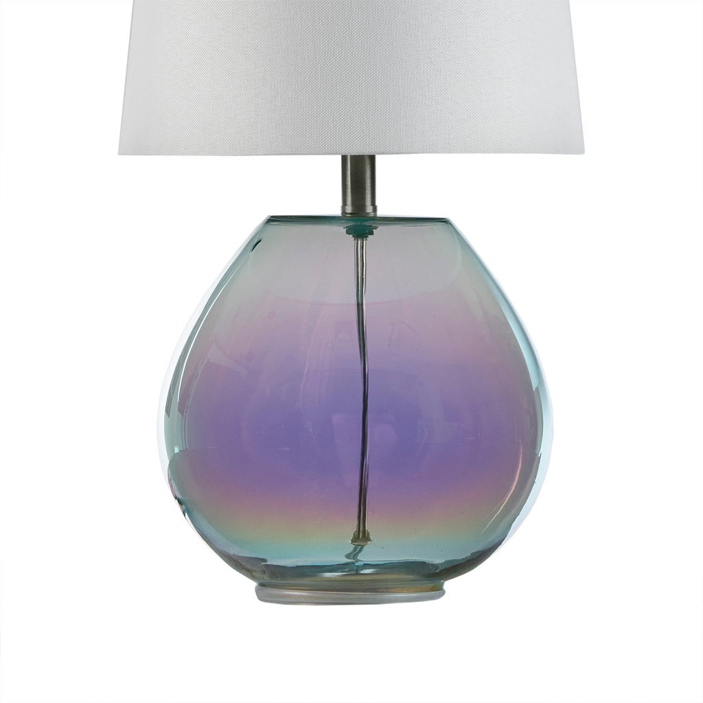 Ranier Iridescent Glass Table Lamp