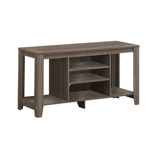 Open Shelving, TV Stand - Deep Taupe