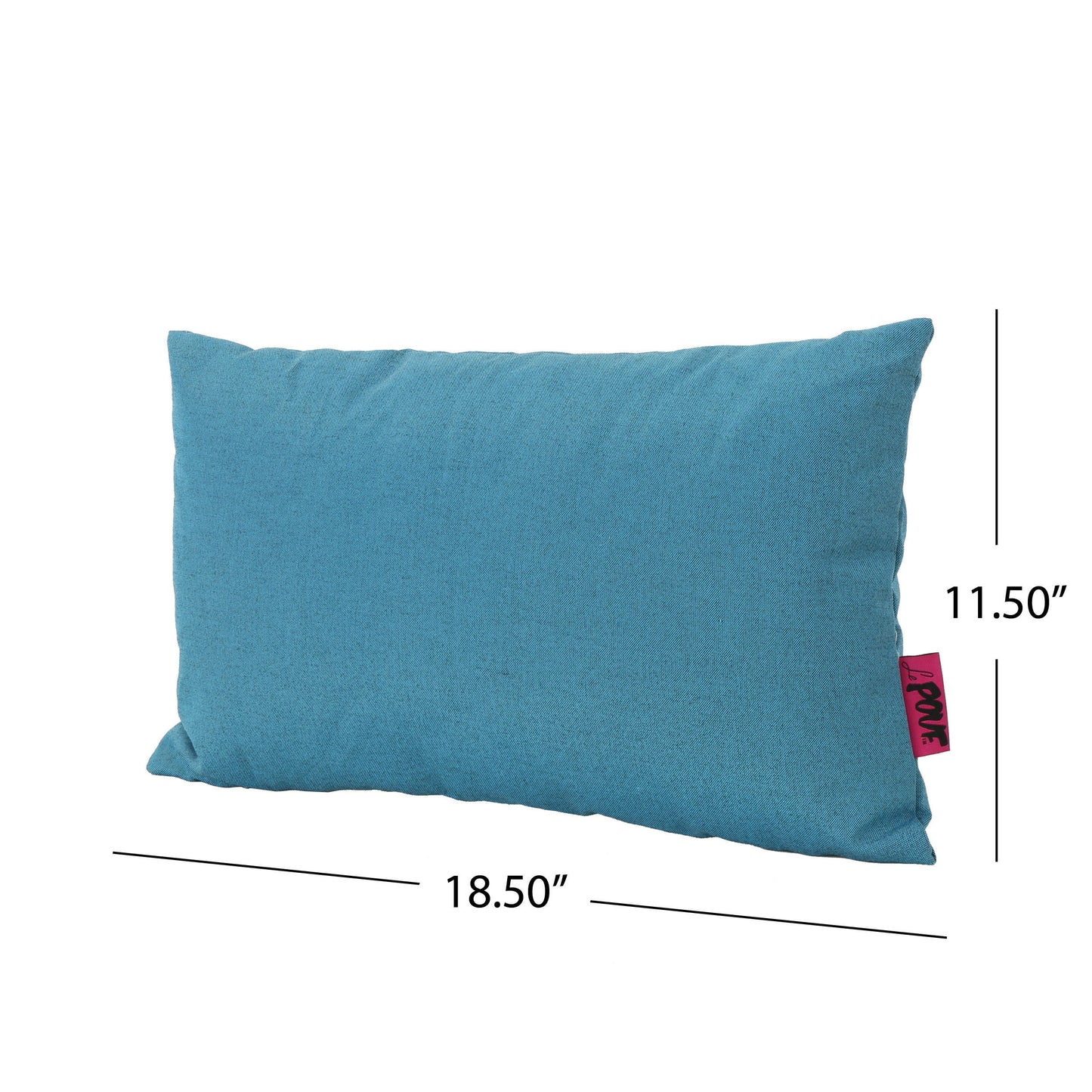 Lomita Rectangular Pillow - Teal