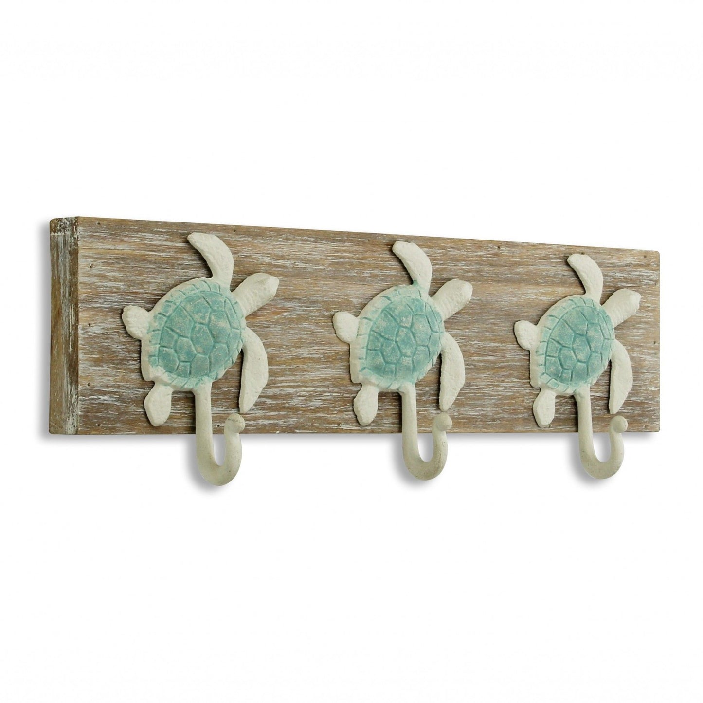 Coastal Three Hook Coat Hanger - Sea Turtle