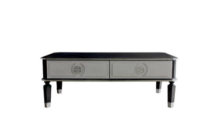 House - Beatrice Coffee Table - Charcoal & Light Gray Finish