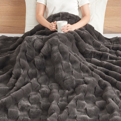 Faux Fur Throw