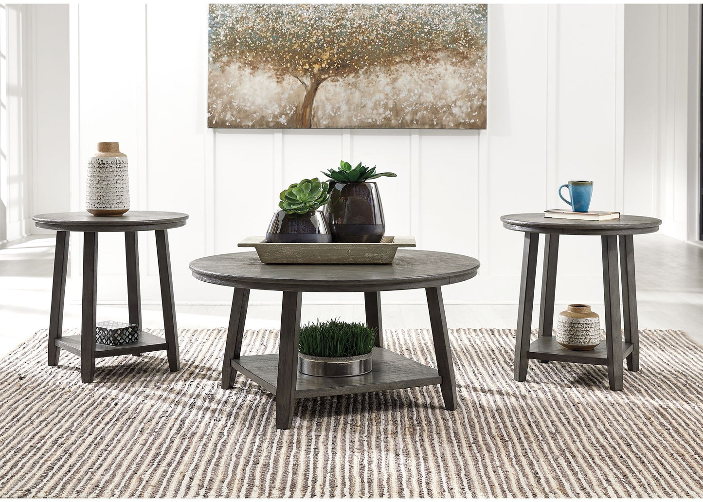 Caitbrook - Gray - Occasional Table Set (Set of 3)