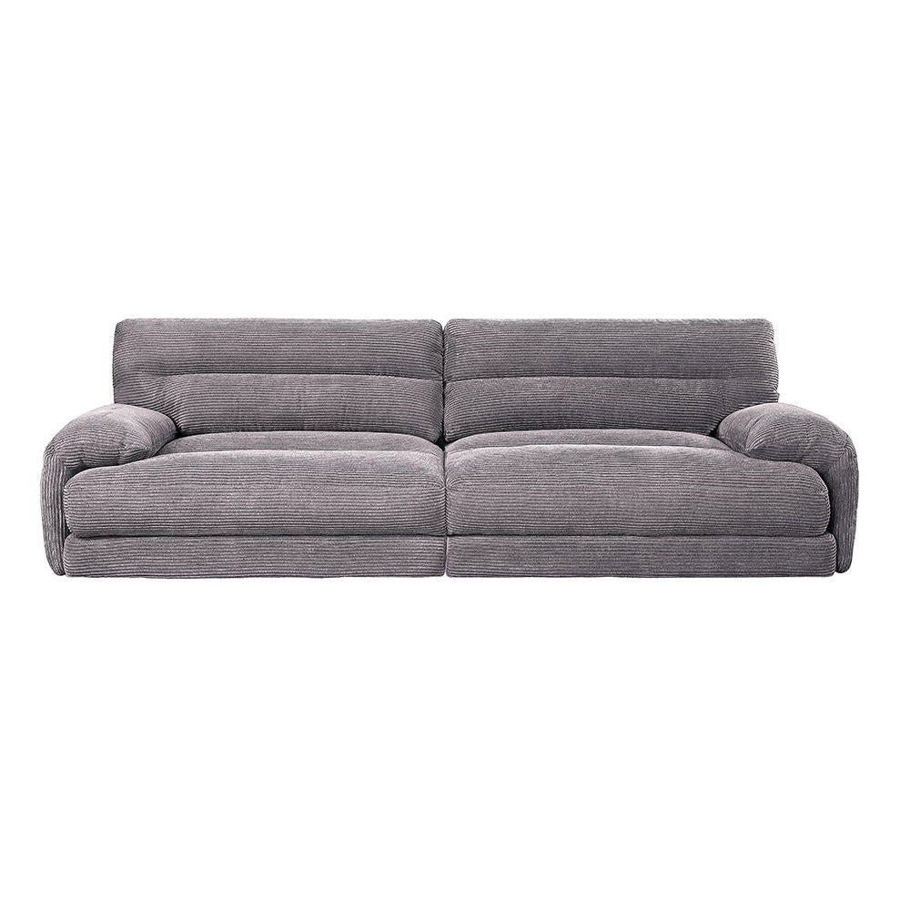 Cadenza - Loveseat - Gray Corduroy