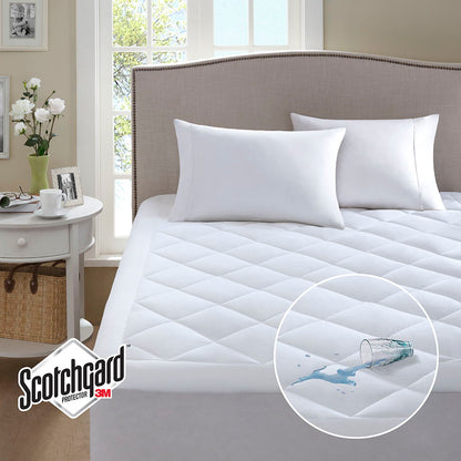 Deep Pocket - Waterproof Mattress Pad - White