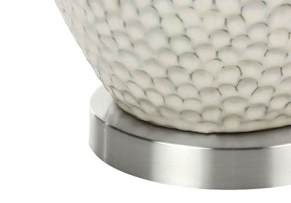 Lighting, Table Lamp, Ceramic, Contemporary - Cream