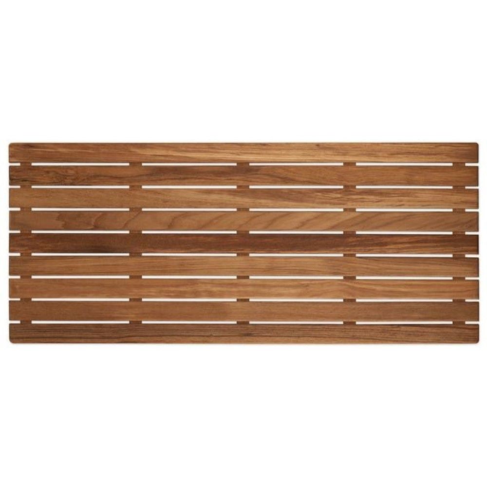 32" Premium Shower Bath Mat - Teak