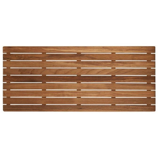 32" Premium Shower Bath Mat - Teak