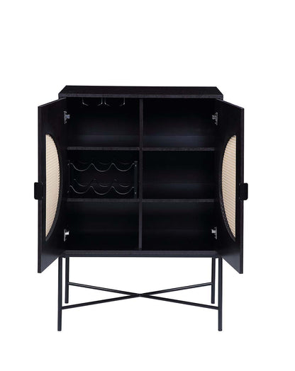 Colson - Wine Cabinet - Black Finish