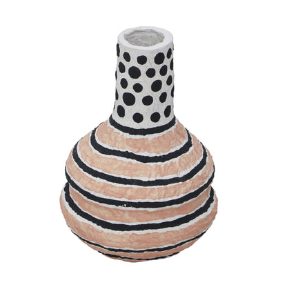 Cotton Mache - Print Vase - Modernist