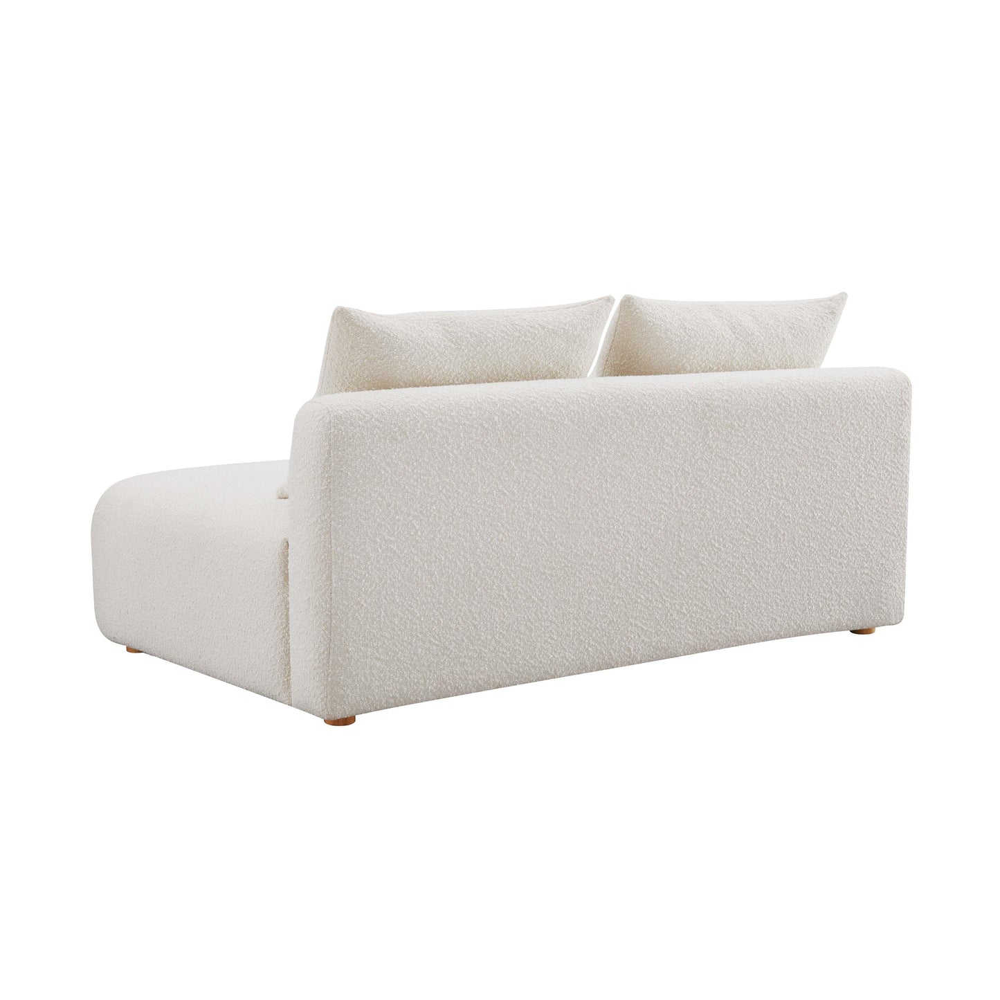 Hangover - Boucle Modular Loveseat - Cream