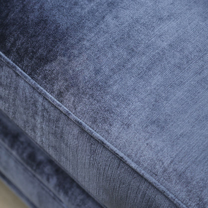 Jodie - Sofa - Satin Blue / Silver