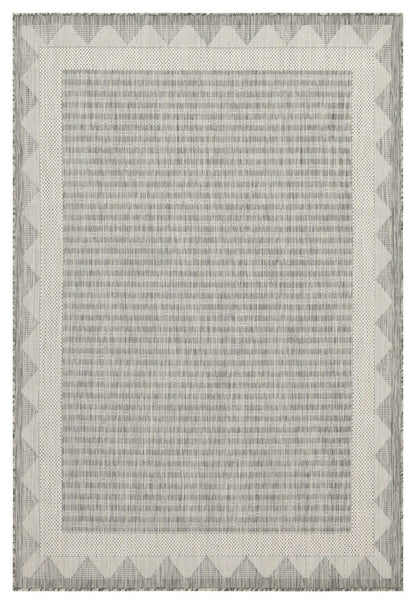 Sunshine - 2'7" X 7'3" Indoor, Outdoor Area Rug, Polypropylene - Silver