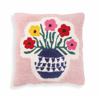 Blossom - Cotton 20" Square Accent Pillow - Tufted