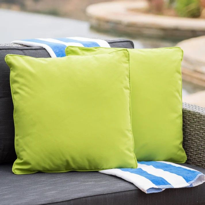 Coronado - Square Pillow - Green