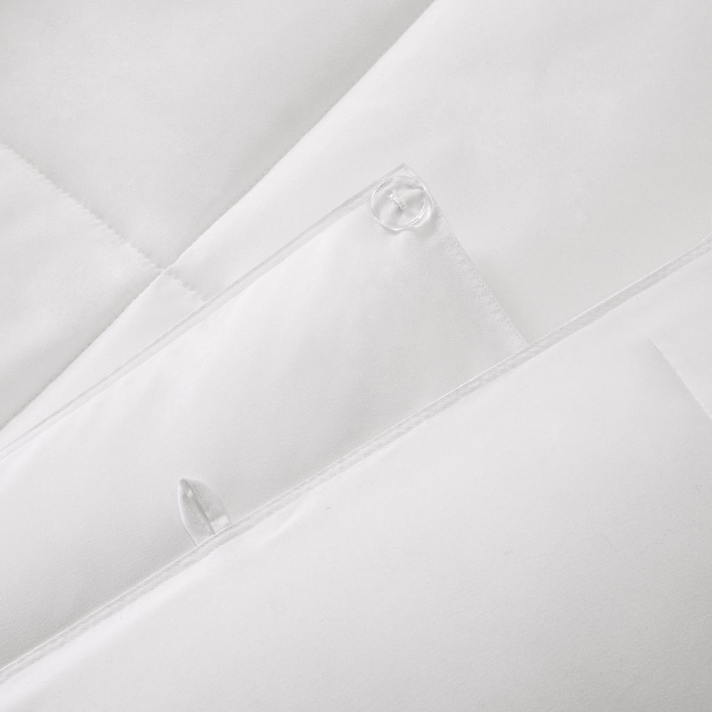 All Season 2 In 1 Down Alternative Comforter, White