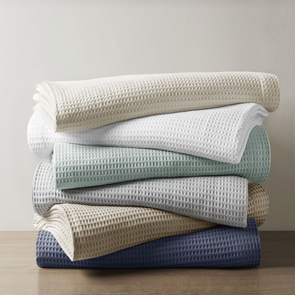 Comfort Cotton Blanket - Blue