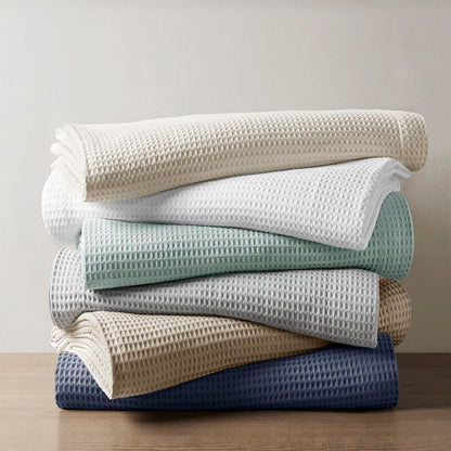 Comfort Cotton Blanket - Blue