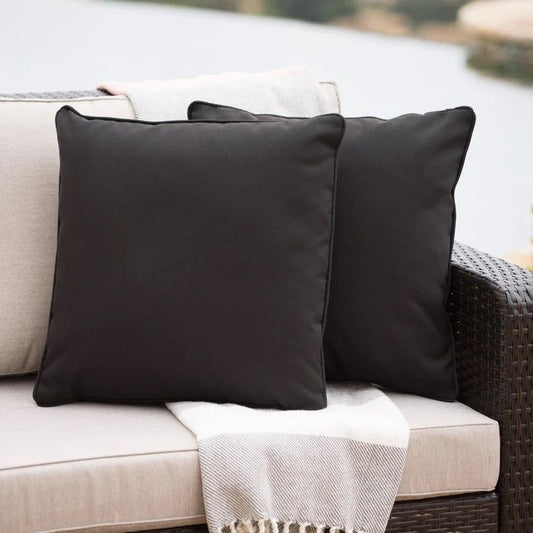 Coronado - Square Pillow - Black