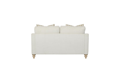 Loveseat Reversable Cushion With 2 Pillows - Off White