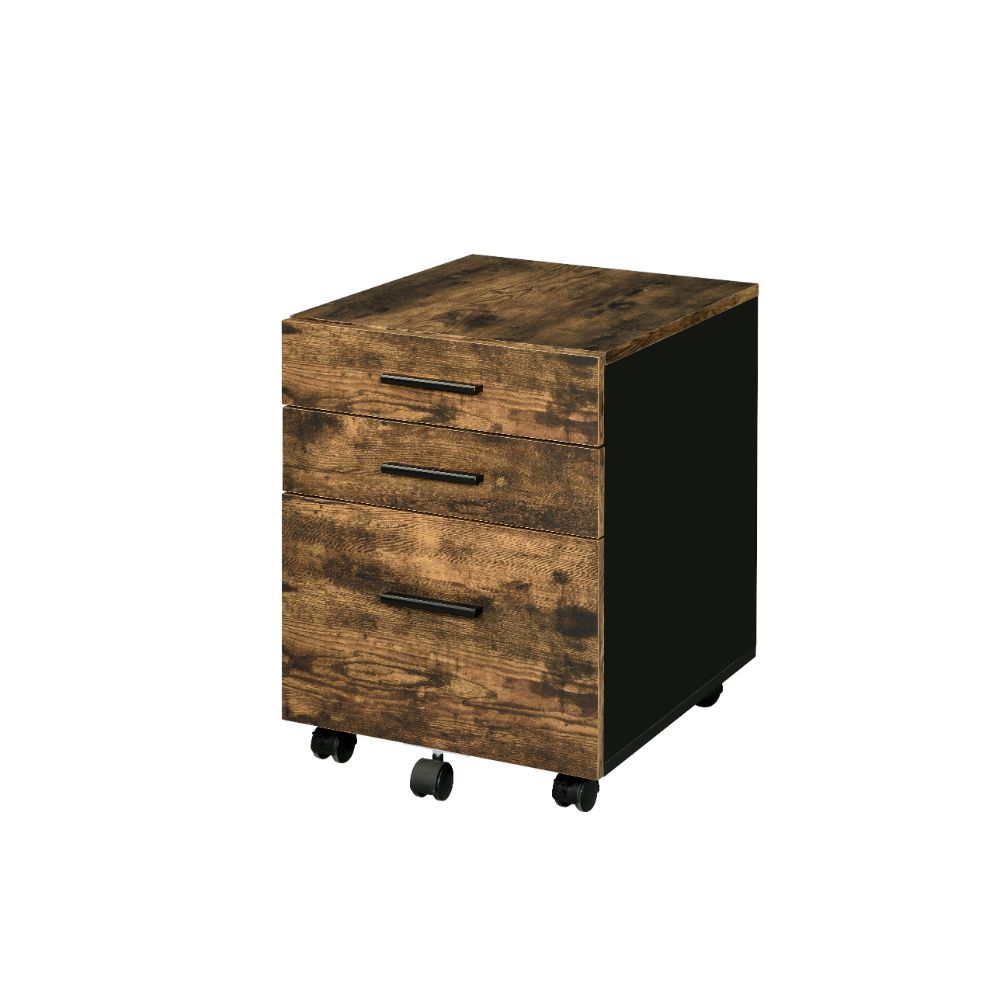 Abner - File Cabinet - Weathered Oak