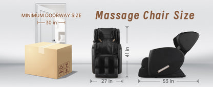 2024 Massage Chair Recliner with Zero Gravity with Full Body Air Pressure