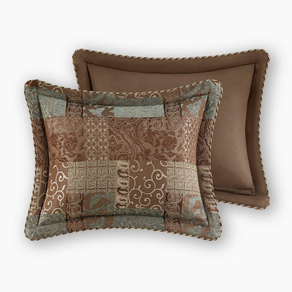 4 Piece Brown Comforter Set