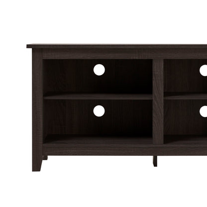 Modern Transitional 3 Shelf Open Storage 70" TV Stand For 80" TVs