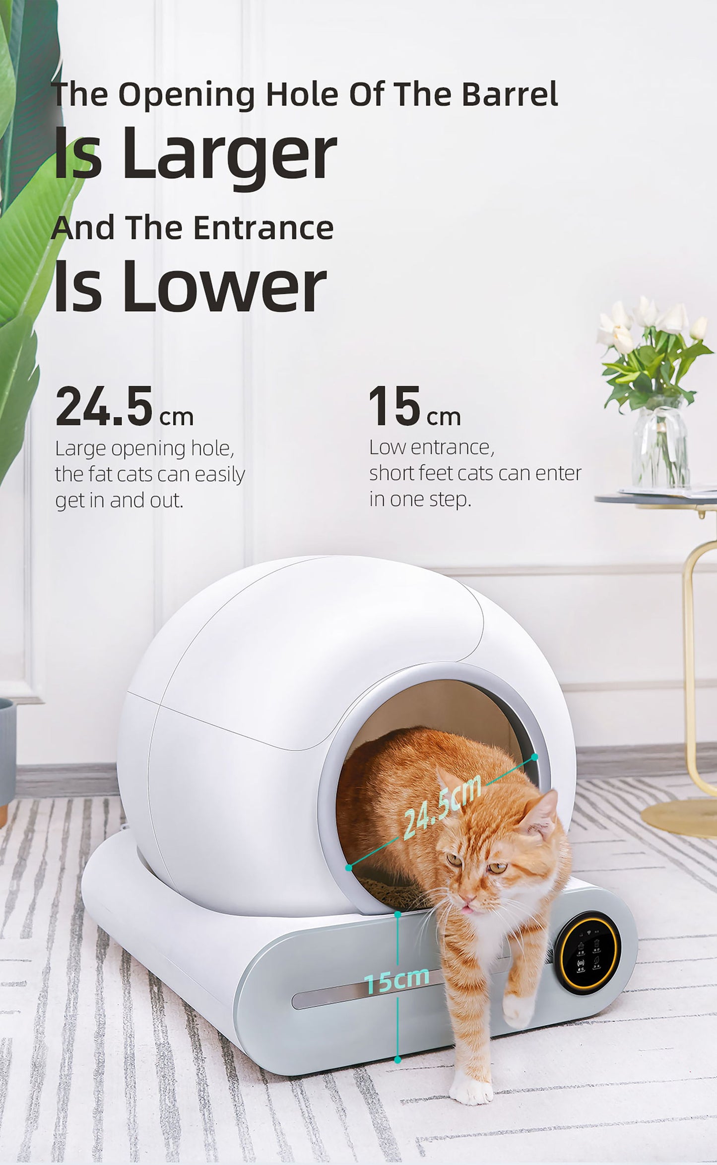 Smart Cat Litter Box Cat Litter Box Self-Cleaning