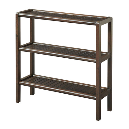 Shoe Rack Shelving Unit - Espresso Brown