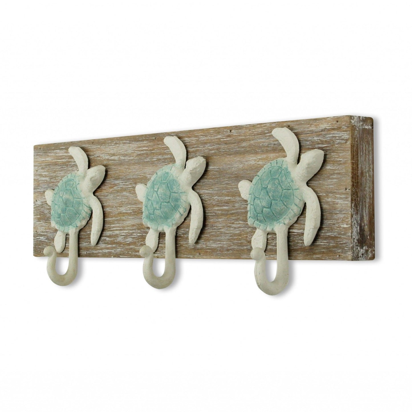 Coastal Three Hook Coat Hanger - Sea Turtle