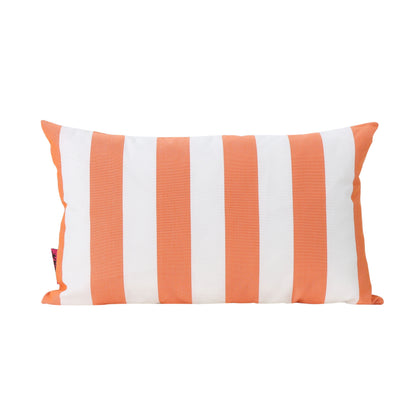 Coronado Stripe Rectangular Pillow - Orange