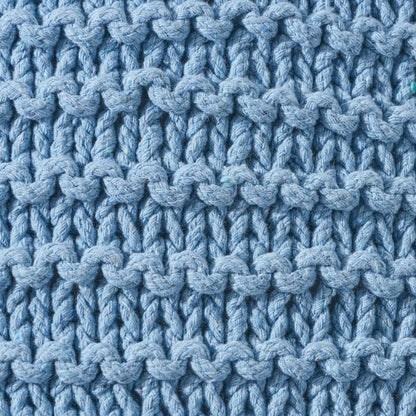 Knited Pillow - Blue