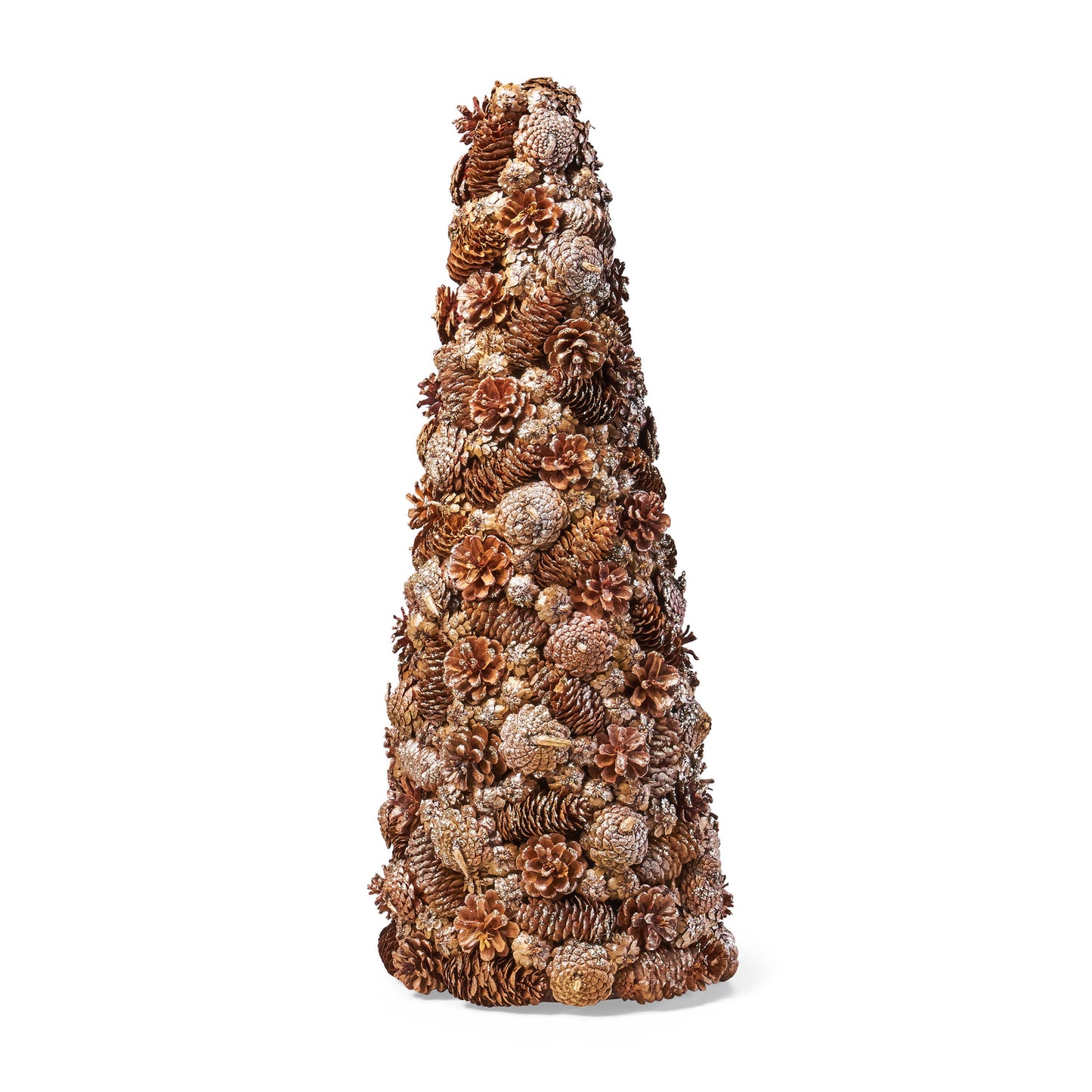 Pine Cone Table Top Tree - Champagne