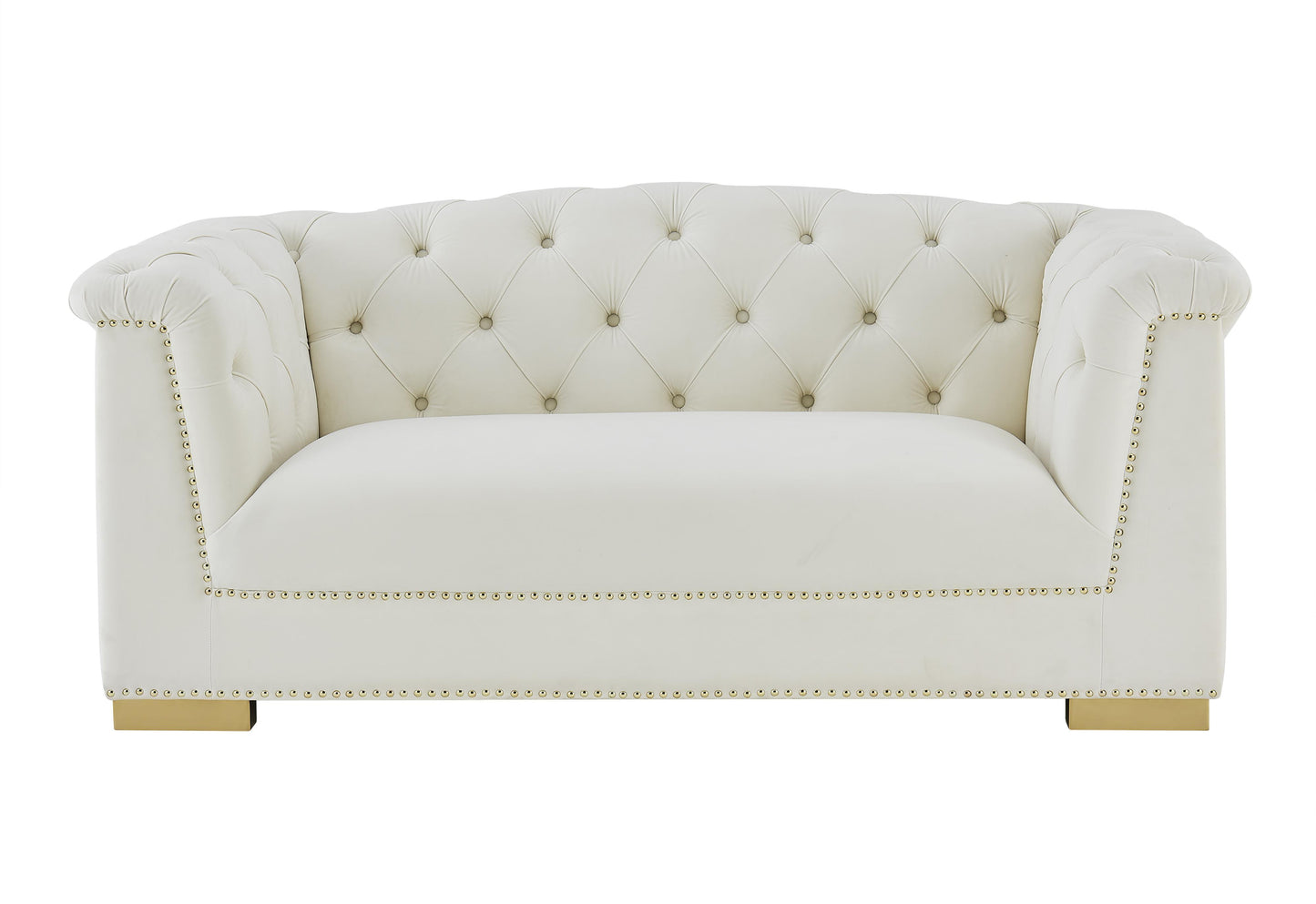 Farah - Velvet Loveseat