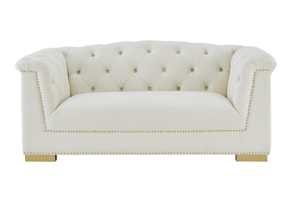 Farah - Velvet Loveseat