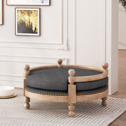 Pet Bed - Charcoal - Marble / Metal