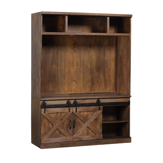 Dawson - Entertainment Center - Rustic Brown